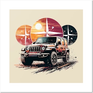 Jeep Wrangler Posters and Art